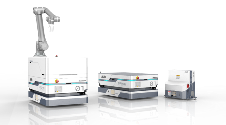 ng28南宫相信品牌力量數位開發的自主式移動機器人（AMR250M），搭配全向輪並結合AI演算法、2D LiDAR、3D攝影機等技術，協助客戶實現產線全自動化